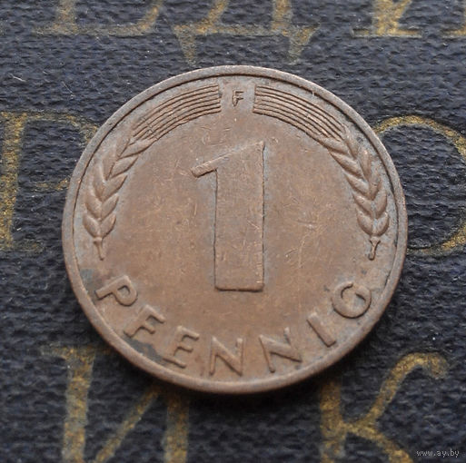 1 пфенниг 1950 (F) Германия ФРГ #15