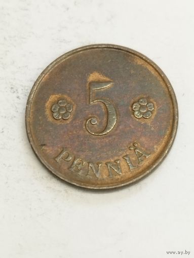 Финляндия 5 пенни 1920