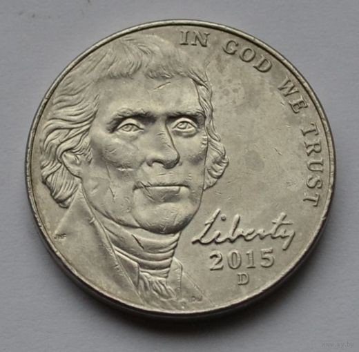 США, 5 центов 2015 г. D