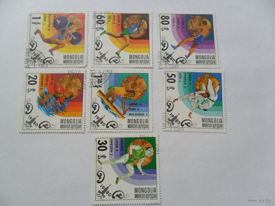 Монголия, олимпиада 80