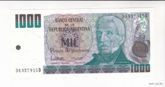 1000 ПЕСО 1984-85 АРГЕНТИНА
