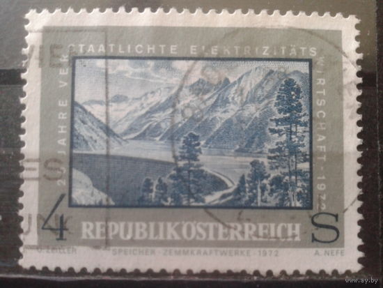 Австрия 1972 Плотина ГЭС