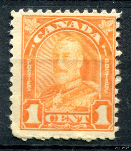Британские колонии - Канада - 1930/31г. - король Георг V, 1 с - 1 марка - MNH с незначительным дефектом клея [Mi 139 A]. #3-WB-88-A-1