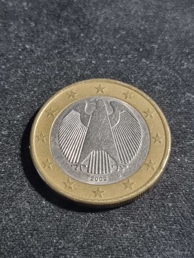 Германия 1 евро 2002 D