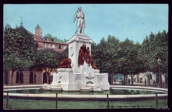 Франция Ницца Памятник Гарибальди