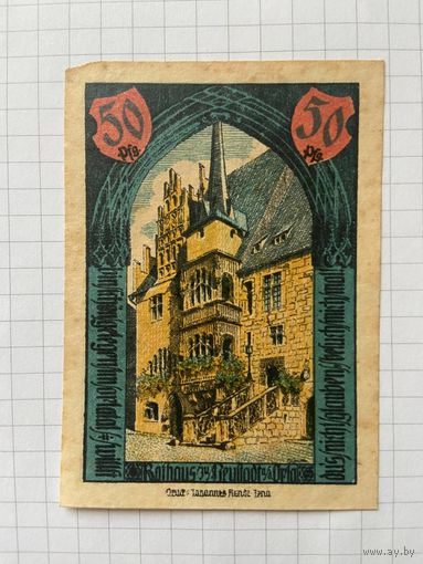 50 пфеннингов (нотгельды) 1921 г. Германия.