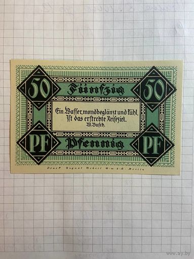 50 пфеннингов (нотгельды) г. Германия.