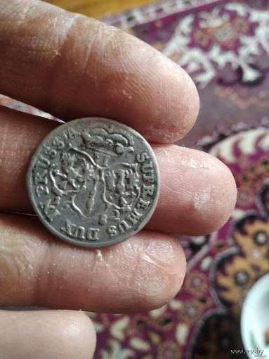 6 грошей прусия 1682 года