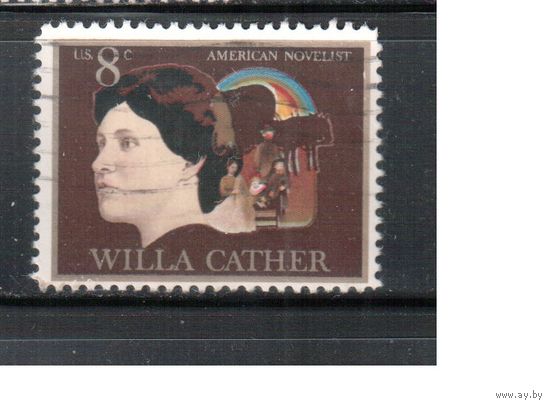США-1973, (Мих.1120) , гаш. , Личности, Деятели искусства, Писательница(одиночка)