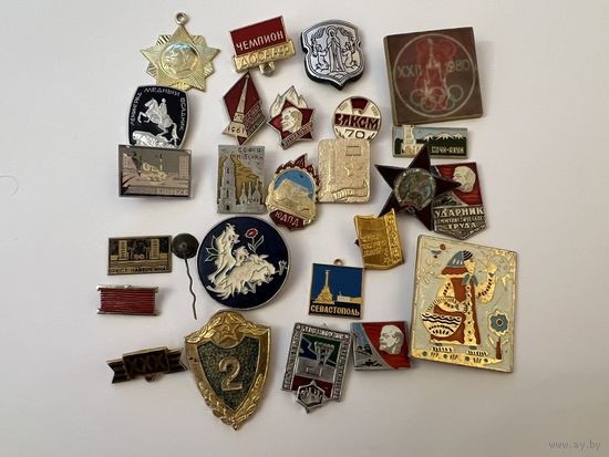 Значки без иголок/неликвид