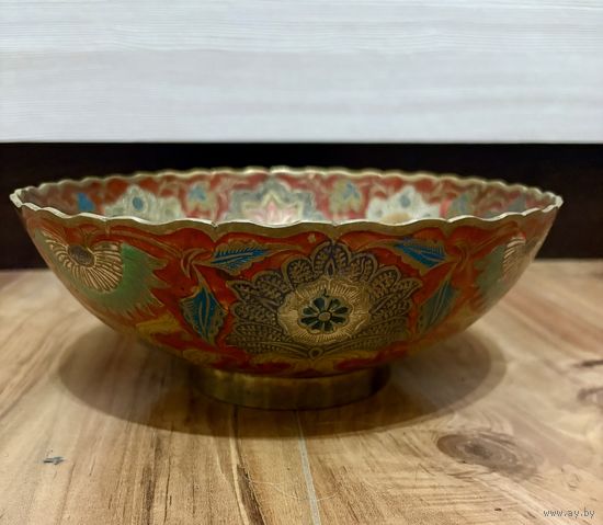 Бронзовая ваза для фруктов СССР