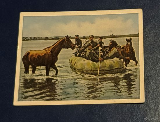 Сигаретный вкладыш. Вермахт. Германия. 1930-40 гг.