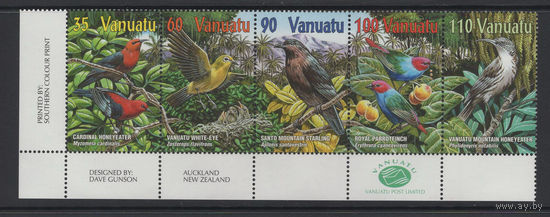 Вануату 2001** Птицы Mi#1129-1133