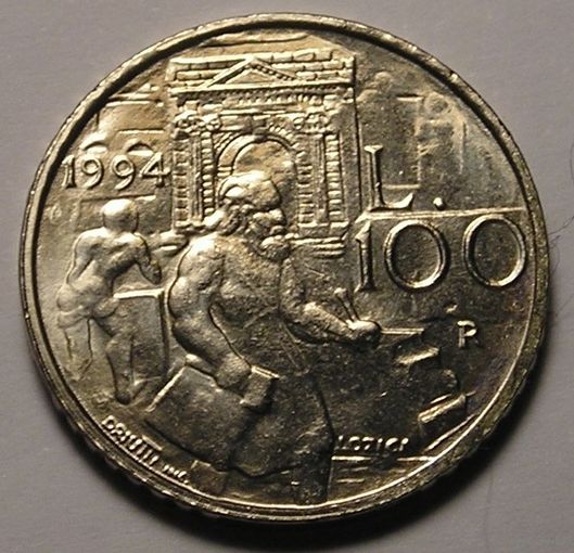Сан-Марино, 100 Лир 1994