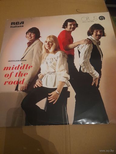 MIDDLE OF THE ROAD   " ACCELERATION" 1973 LP  CZECHOSLOVAKIA OPUS/RCA ITALIANA 9113 0216 NM/EX