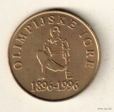 Словения 5 толар 1996 100 лет современным Олимпийским Играм