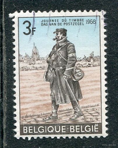Бельгия. День почтовой марки. Почтальон