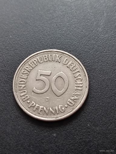 ФРГ 50 пфеннигов 1969 г.