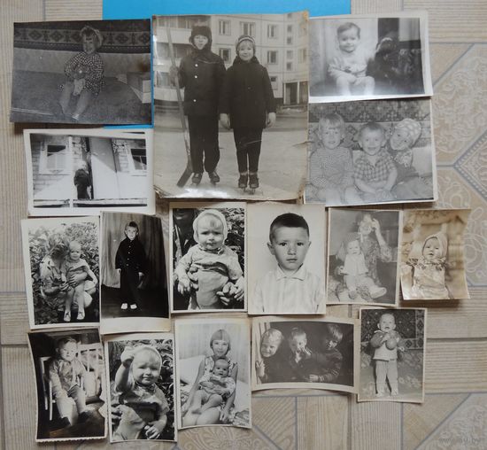 Фото "Дети", 1960-1970-е гг., СССР, 16 шт.