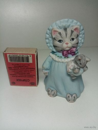 Коллекционные фигурки кота (кошки, котенка) Kitty Cucumber 1987 год
