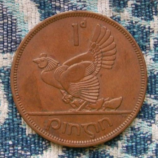 Ирландия 1 пени 1968 года