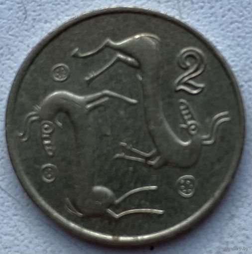 Кипр 2 цента 1993 г.