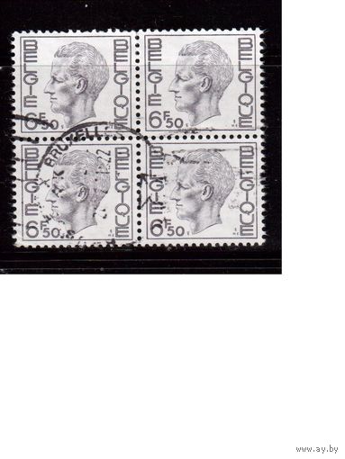 Бельгия-1974(Мих.1796) , гаш. , Стандарт, кв.бл.