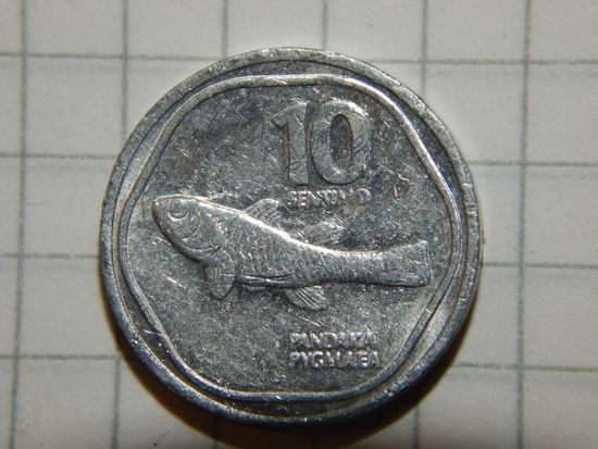 Филиппины 10 сентимо 1993