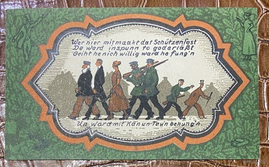 Нодгельд 50 пфеннигов 1921 год. Ольденбург. Веймарская республика