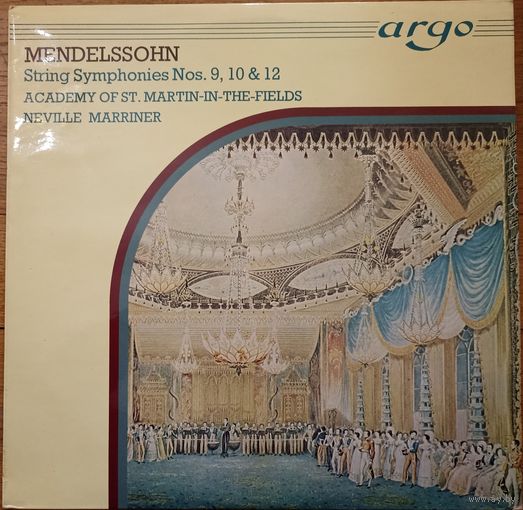 Mendelssohn - Academy Of St-Martin-in-the-Fields, Neville Marriner – String Symphonies Nos. 9, 10 & 12