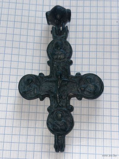 Крестик мощевик, с рубля три дня