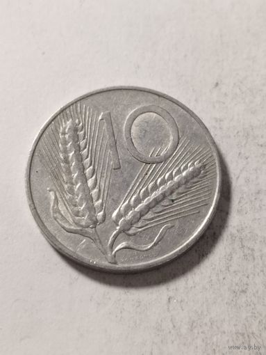 Италия 10 лир 1953