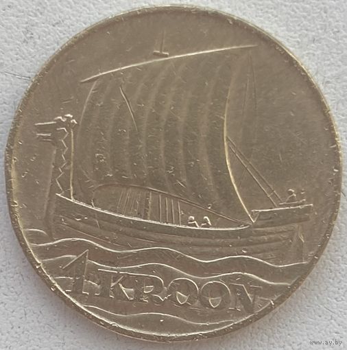 Эстония 1 крона 1934 г.