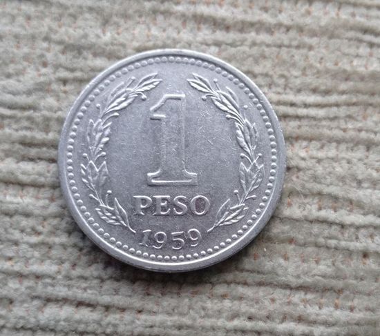 Werty71 Аргентина 1 песо 1959