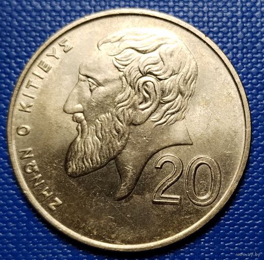 Кипр 20 центов 2001 г.