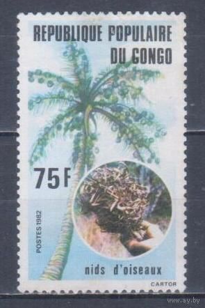 [905] Конго 1982. Флора.Пальма. БЕЗ КЛЕЯ.