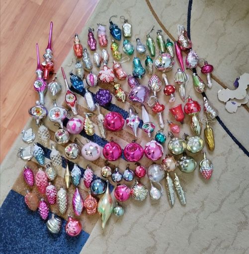 Елочные игрушки СССР более 100 шт можно отдельно