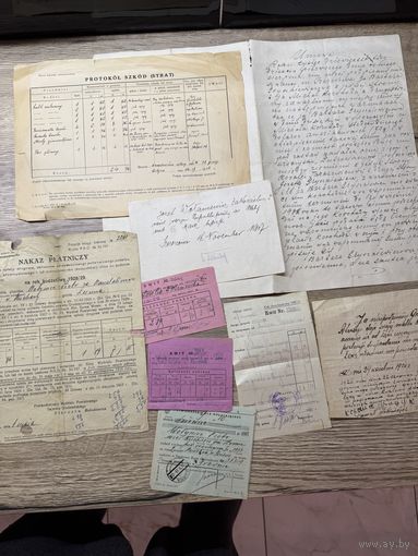 Документы 1920-е годы.цена за все.