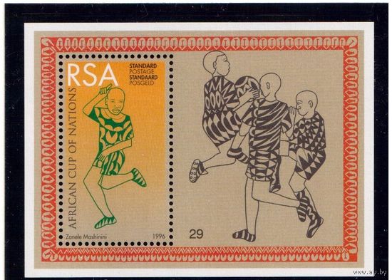 ЮАР-1996,(Мих.Бл.41) ** , Спорт, Футбол,