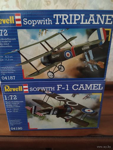 Ревел(Revell),сборные модели ,одним лотом 3 модели ретро самолетов