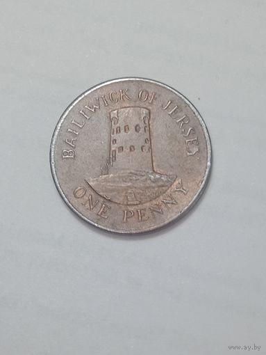 Джерси 1 пенни 1998 года .
