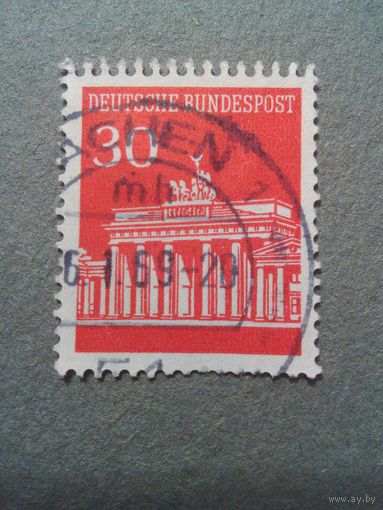 ФРГ. Стандарт. 1966г. гашеная