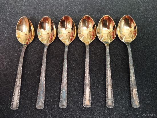 Ложки кофейные Nova, мельхиор. Таллин, СССР