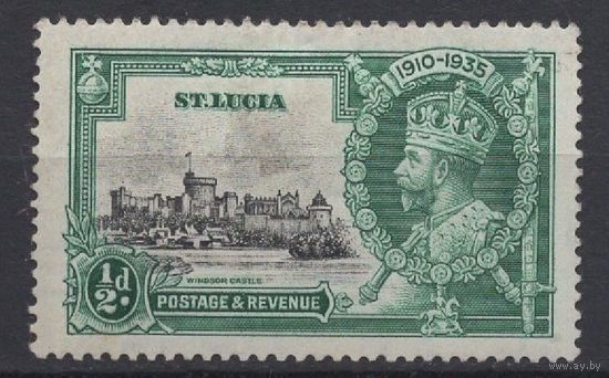 1935 Сент-Люсия /St Lucia* Юбилей коронации Георг V, Замок Виндзор