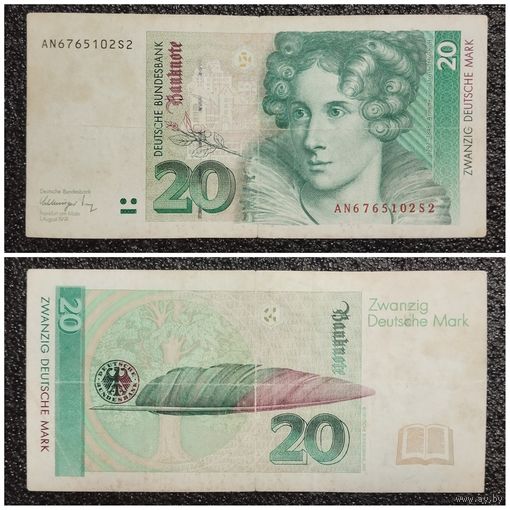 20 марок ФРГ 1991 г.