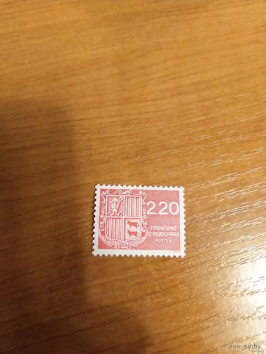 1988 Андорра французская почта герб MNH** выпускалась одиночкой (2-3)