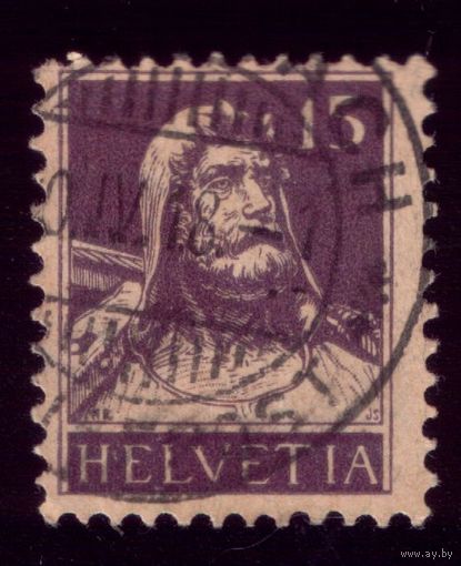 1 марка 1927 год Швейцария 205