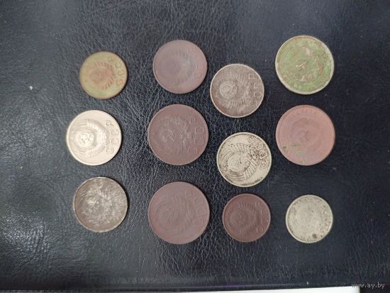 Лот монет СССР с рубля